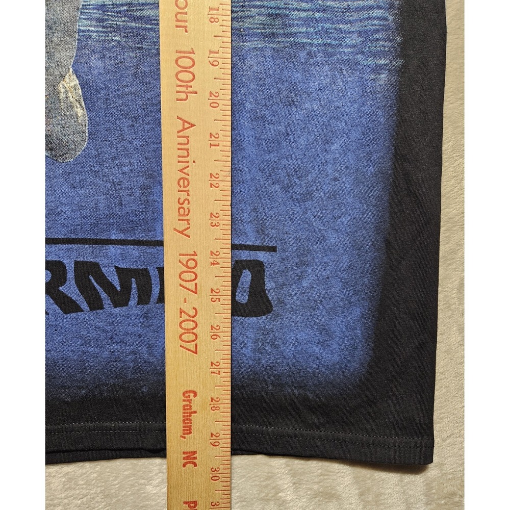 Nirvana Nevermind T Shirt Mens Black Rock & Death Embroidered Logo‎ L Band Tee - Picture 7 of 7